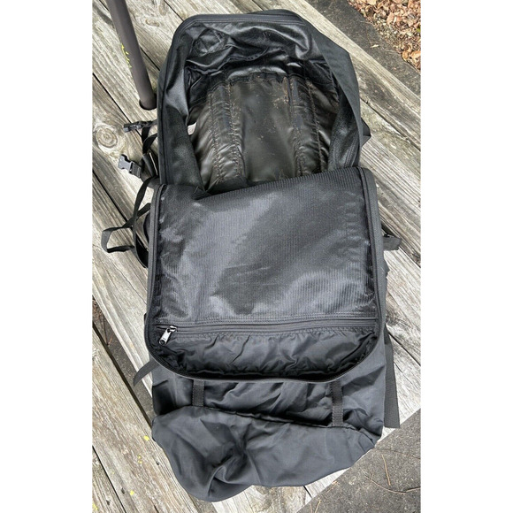 Vintage Jansport Hiking Backpack with Detachable Day Pack No Frame Black - Picture 7 of 11